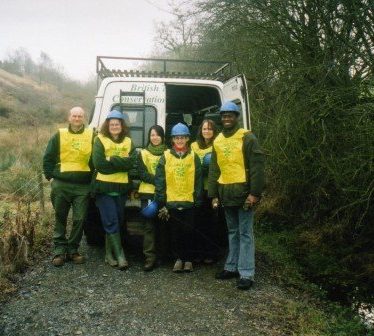 Conservation work at Mancetter Quarry