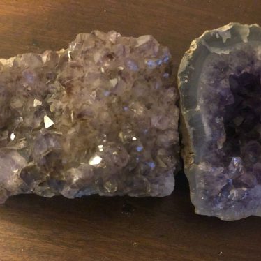 Amethyst from the farm in India | Image courtesy of Louise Jennings