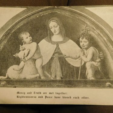 Christmas 1945 greetings card from the Bishop of Bombay (now Mumbai) | Image courtesy of Fern Hodges