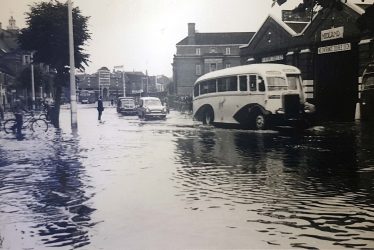 Nuneaton.  Floods, 1958