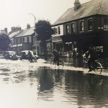 Nuneaton.  Floods, 1958