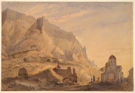 Selina Bracebridge was an artist of some renown. 'A Fortified Town on a Hilltop (North side of the Acropolis, Athens)'. 1825-1855 | Birmingham Museums Trust, licensed under CC0