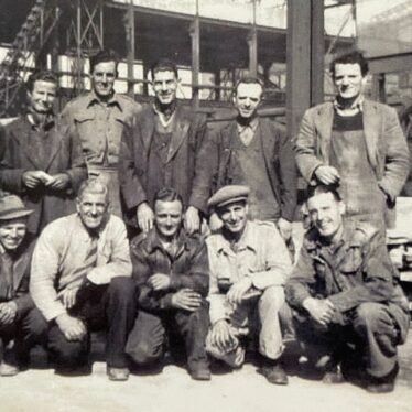 Nuneaton.  Mine workers