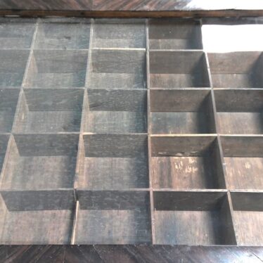 Part way through cleaning the glass top. The right hand side is visibly cleaner. | Image courtesy of Victoria Young