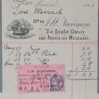 John Walkington Newcomen, Tea Dealer and Grocer, of 17 Market Place
